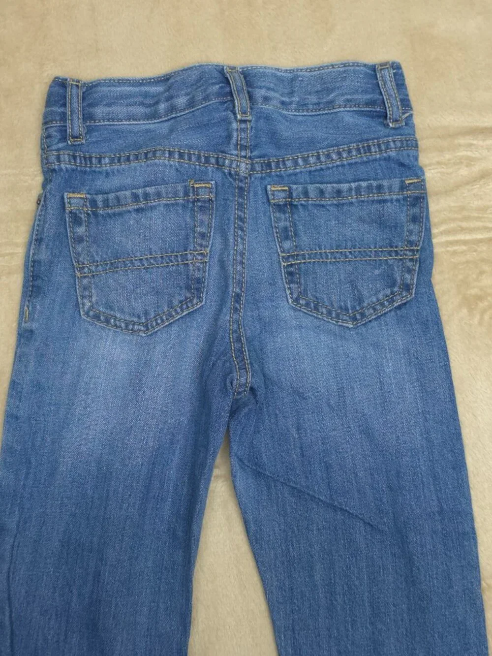 The Children Place Straight Jeans Size 5S Lot of 2 Blue Denim Boys 100% Cotton